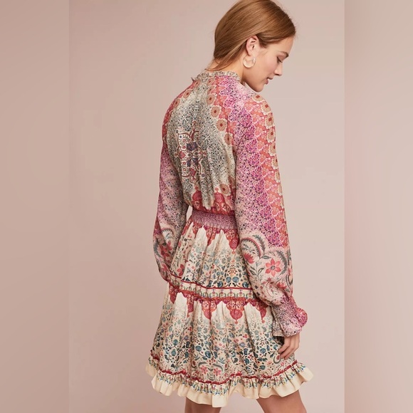 Siddhartha Bansal Anthropologie Dakota Peasant Dress (D3) - Picture 3 of 8